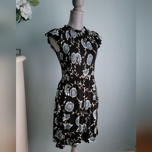 Blue flower floral dress